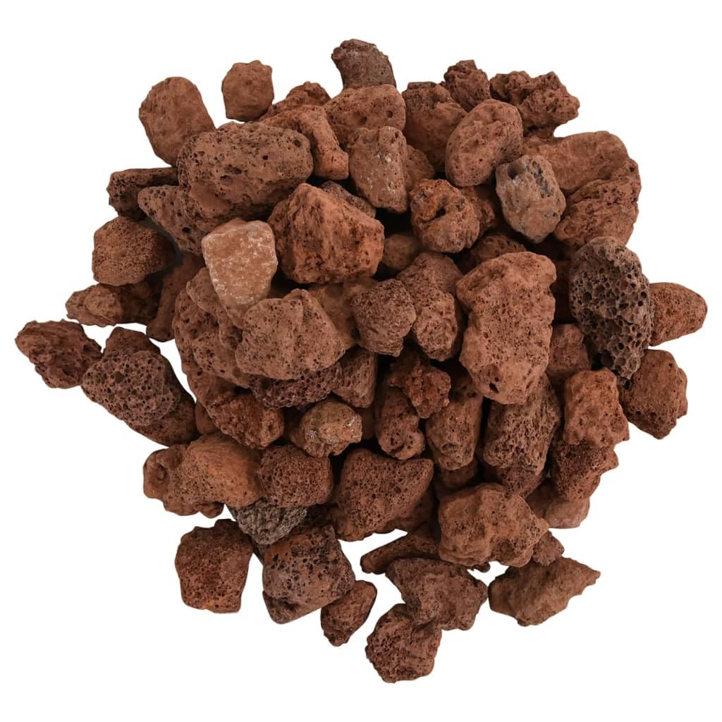 Granulato di lava, 10 kg, rosso, 1-2 cm, per decorazione acquario e filtraggio biologico