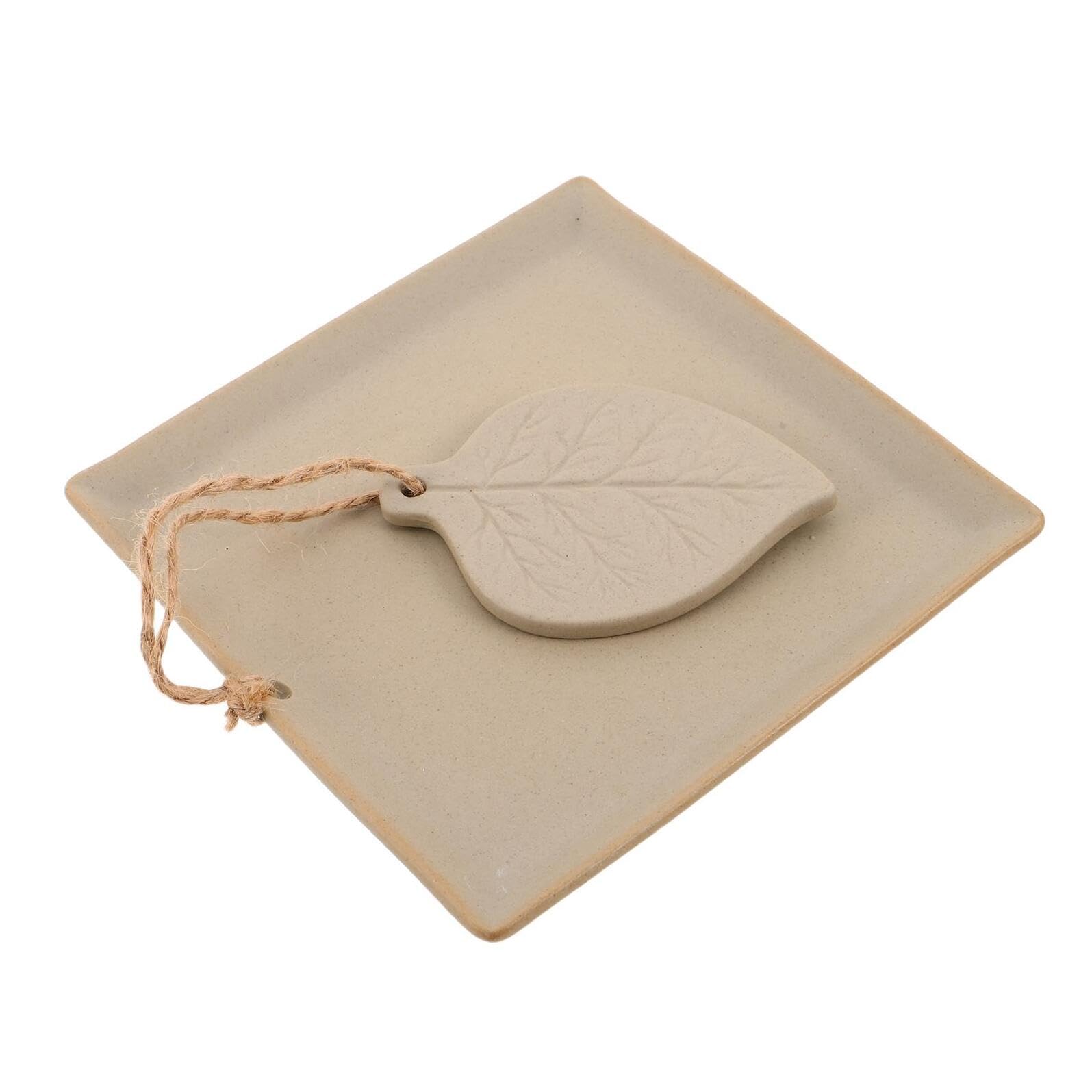 Plateau porte-serviettes en céramique de 16,3 cm pour table de restaurant