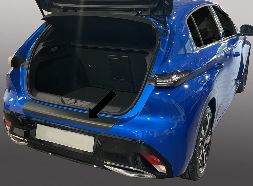 RGM - Protector de borde de carga ABS negro para Peugeot 308 III Hatchback 3ª Generación de 5 puertas a partir de 09.2021
