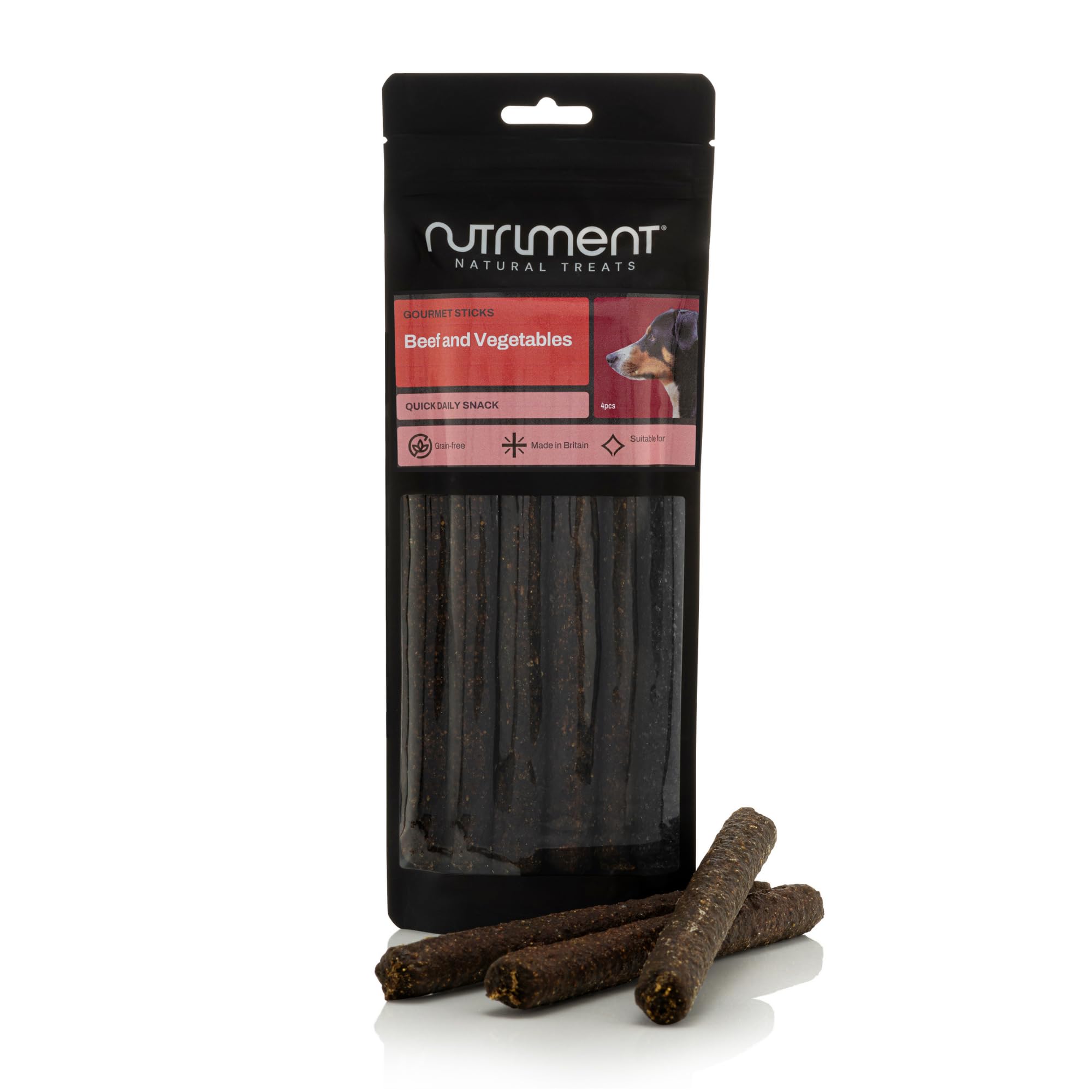 Natural Treats Gourmet Sticks Beef & Vegetables (4pcs) Highly Digestible Grain Free Treats โ image 1