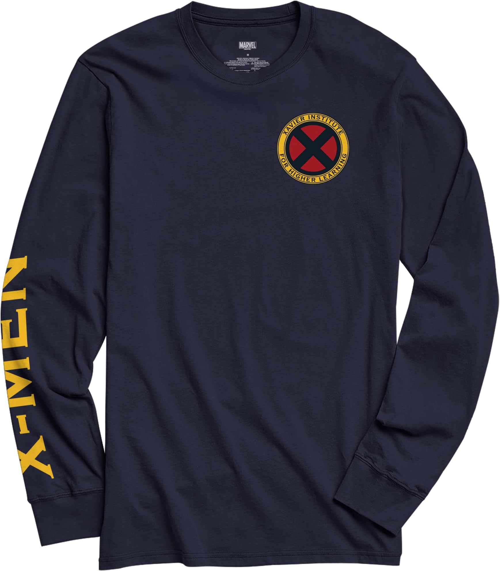 MarvelX-Men Xavier Institute Blackbird Long Sleeve Mens Adult T-Shirt
