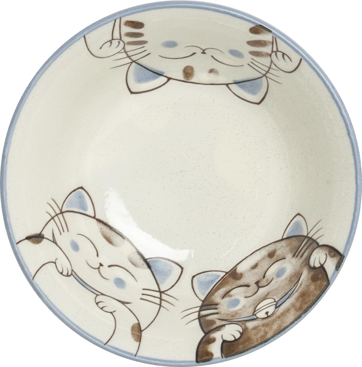Set par 2 - Japonais - Bols Ramen - Chat porte-bonheur - Ensemble de bols - Plat de service - Bol à salade - Bol à saladier - Bol à fruits - Bol à nouilles - Bol à soupe - Poke bowl - Bol à Ramen -