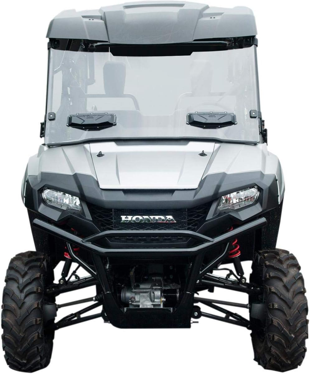 Seizmik UTV Versa-Vent Full Front Windshield Compatible with Honda Pioneer 700 2014-2025 UTV Models | Double Hard Coated | Scratch Resistant Poly | Side by Side Accessories