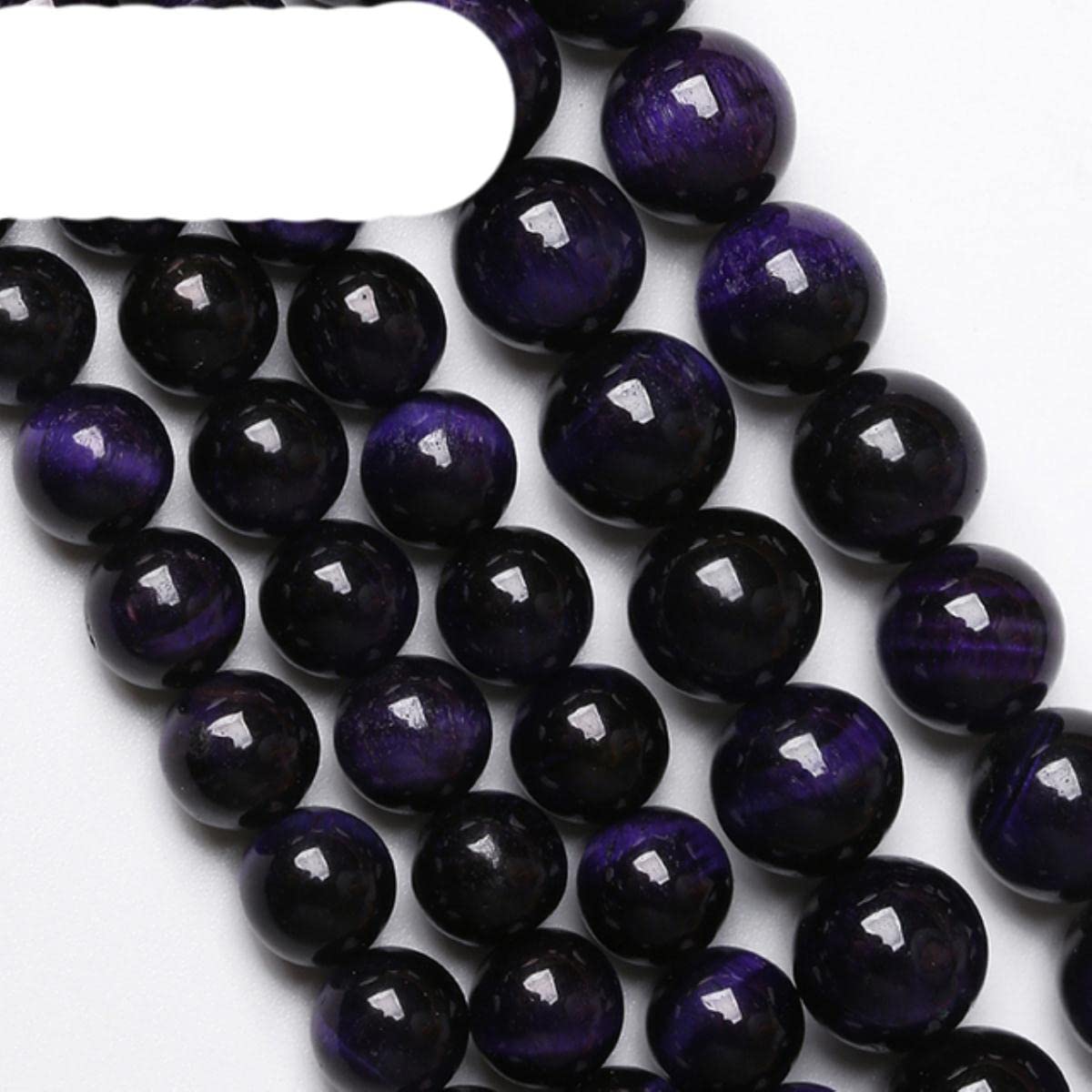 5A naturalne fioletowe tygrysie oko kamień agat koraliki okrągłe luźne perły do produkcji biżuterii DIY bransoletka akcesoria 15 quot; 4, 6, 8, 10, 12, 14 mm-5A, fioletowe tygrysie oko, 14 mm, 27 do