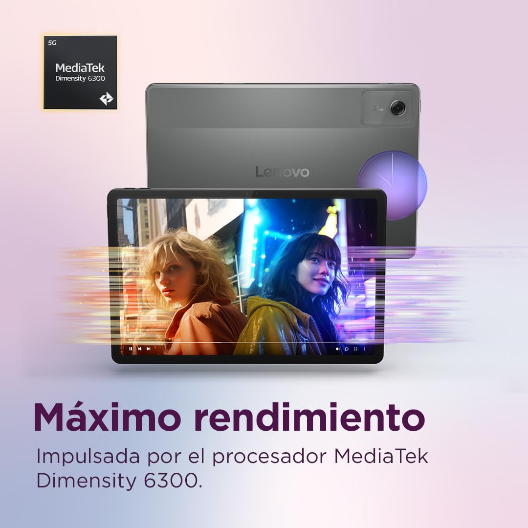 Lenovo Idea Tab – Tablet 11" 2.5K (MediaTek Dimensity 6300, 8 GB RAM, 256 GB UFS, 90 Hz, 4 Altavoces, Wi-Fi 5, Bluetooth 5.2, Android 15) Color Gris – Incluye Tab Pen — view 5