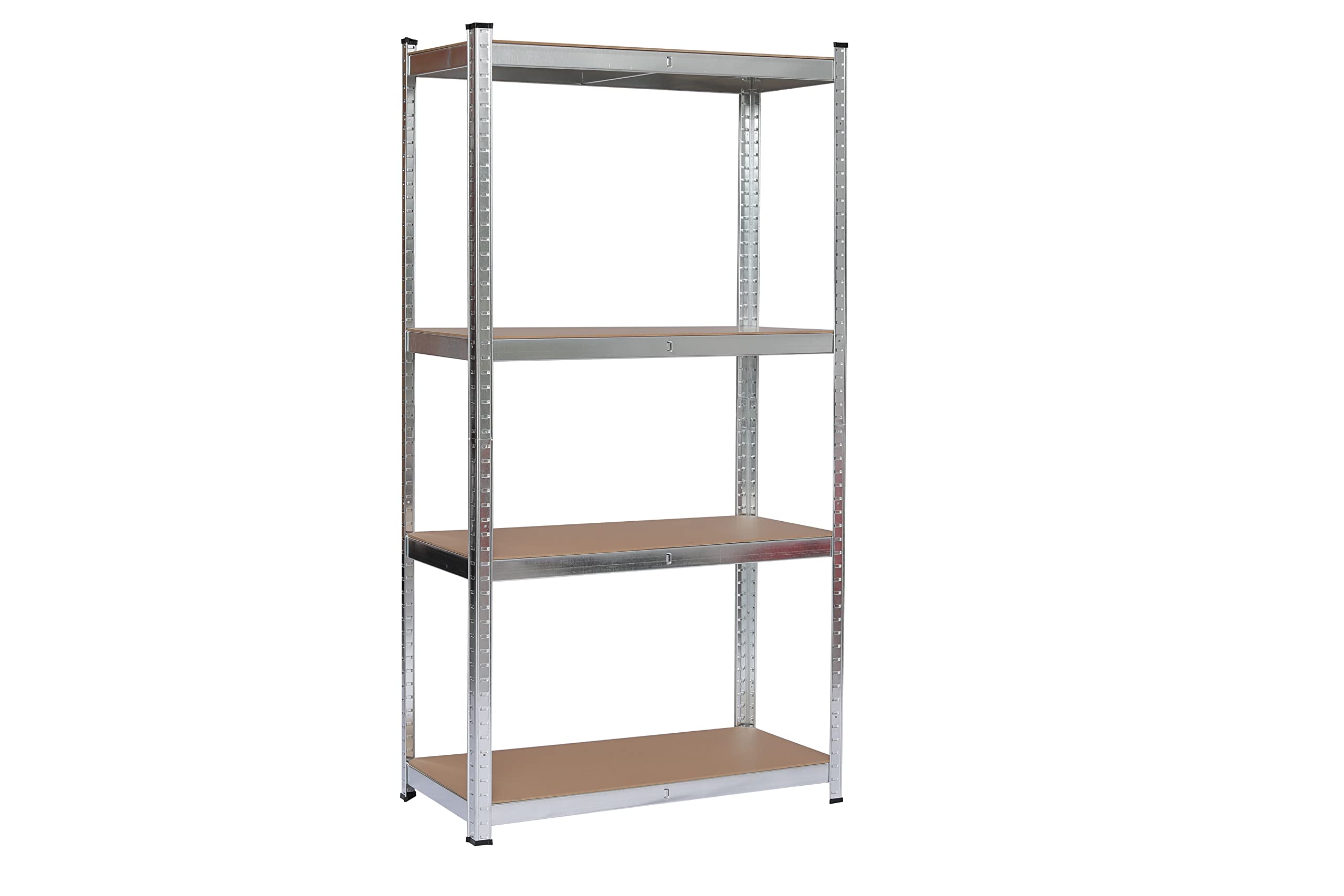 Linea Garden Friend Scaffale 4 ripiani metallo e MDF Misure: H 160 L 120 P 40 cm Portata: 150 Kg per ripiano, montaggio ad incastro