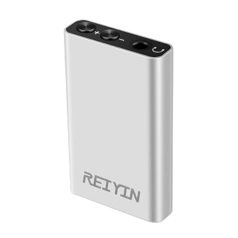 REIYIN DA-Pro Audio HiFi USB DAC ES9038Q2M DSD512 PCM 32Bit/768KHz DDC Type-C Input, 3.5mm Analog Stereo Output, Optical Digital Output, Built-in Volume Control, Headphone Amplifier, DA Converter