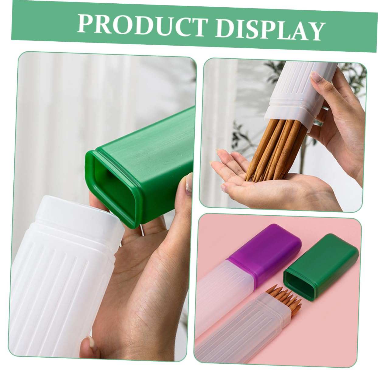 Cajas De Agujas Para 6 Piezas, Estuche De Almacenamiento Para Herramientas De Costura Y Bordado, Cajas Para Suéteres, Estuche De Costura, Tubo Organizador De Costura, Estuches