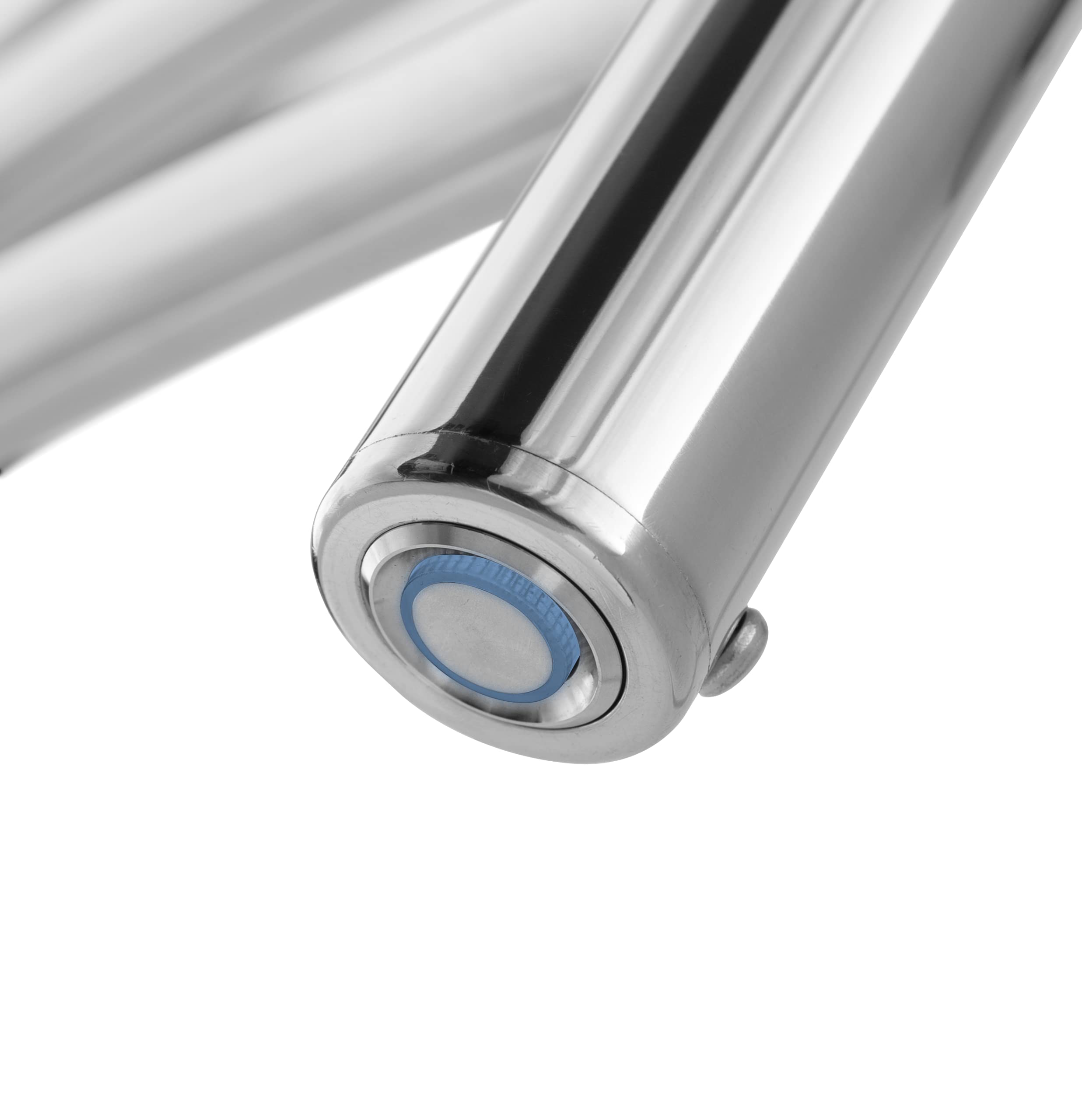 Toallero calefactado «WarmlyYours Infinity», 10 Barras, Acero Pulido | Calentador eléctrico de toallas de pared, 150 W, 10 barras calefactoras para toallas y albornoces, instalación con cableado