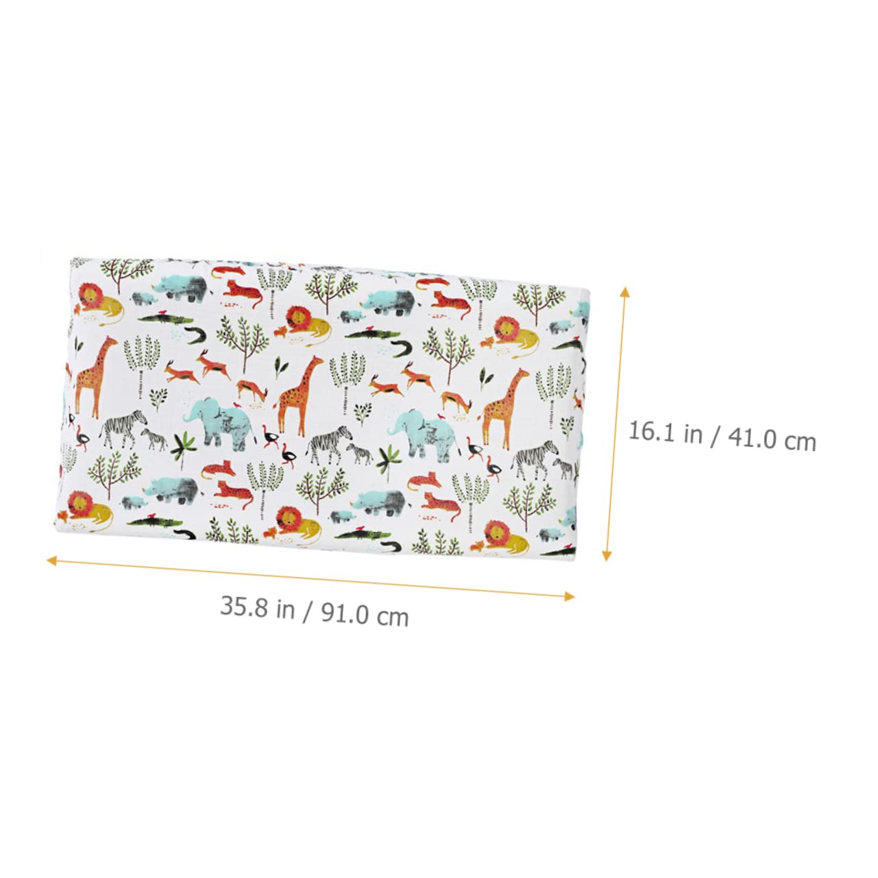 Toyvian 4piezas Cubierta De Colchón Cambiador De para Bebés Funda De Cambiador De Mesa Diseño De Animales del Bosque Lavable y Reutilizable