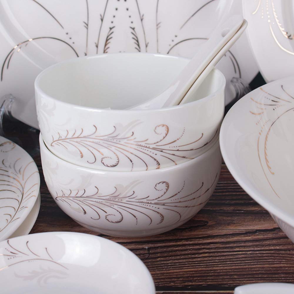 Amazon.co.jp: セラミック食器皿ボウル景徳鎮食器中華食器家庭用中華