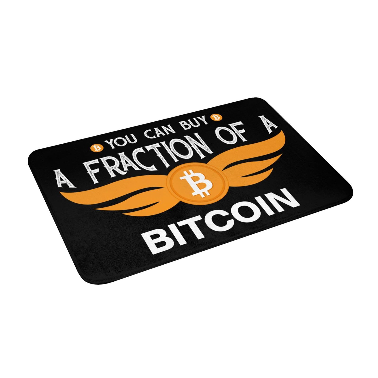 Amazon.com: SIYTUAU You Can Buy A Fraction Lf A Bitcoin Bathroom Rugs Ultra  Soft Non Slip Bath Mat Living Room Kitchen Bedroom Rug 16x24 Inch Bath Rugs  Door Mat : Home &