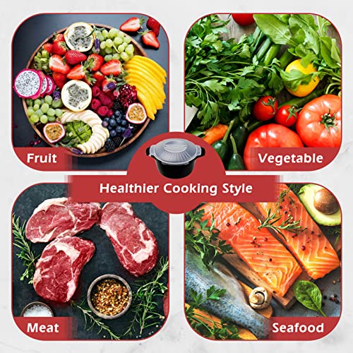 Professional Small Micro Cookware 1 Quart, Microwave Steamer For Vegetables, Microwave Cooker - Bpa Free, Dishwasher Safe #TOP7