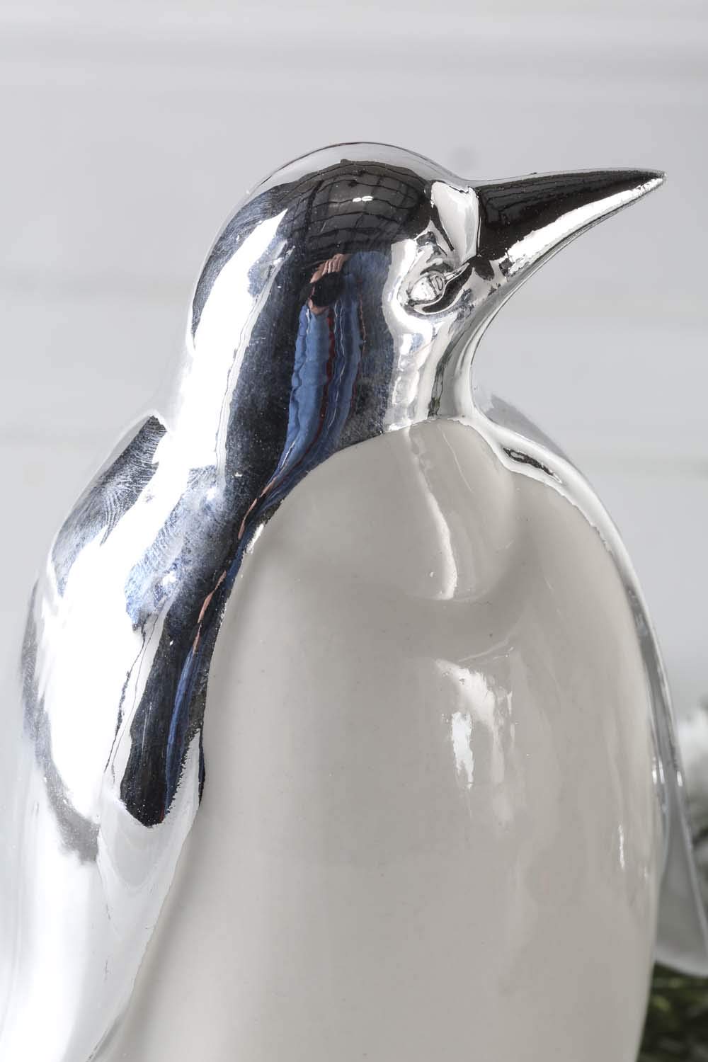 Amazon.co.jp: 6インチホワイトandシルバーペンギン( Looking左