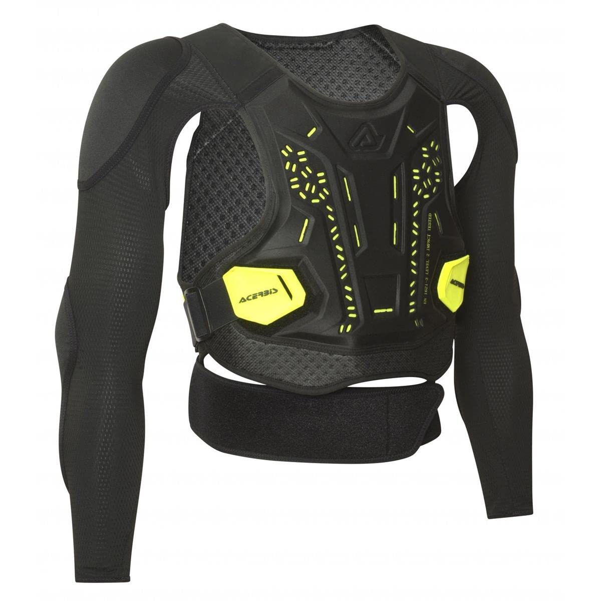 ACERBIS PETTORINA PLASMA NERO/GIALLO S/M