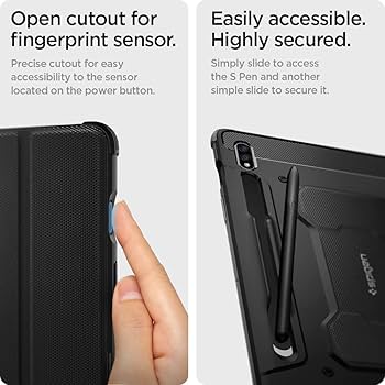 Amazon.com: Spigen Rugged Armor Case for Galaxy Tab S8 (2022