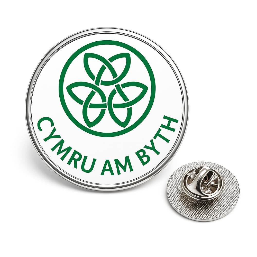 Welsh Lapel Pin Badge – Red Dragon & Flag Brooch (20 mm) Patriotic Collectable for Remembrance, National Celebrations & Football Daffodil Wales (Cymru am byth)