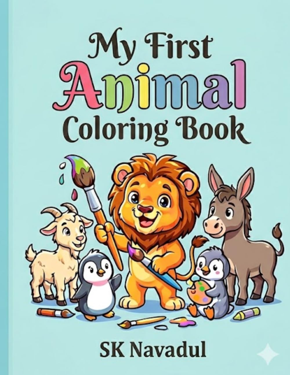 My First Animal Coloring Book
