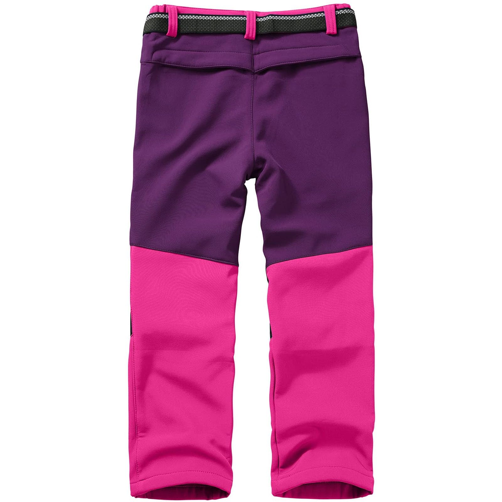 Pantaloni da sci softshell, imbottiti, per bambini, per bambini, per la neve, per l'inverno, per le attività all'aria aperta