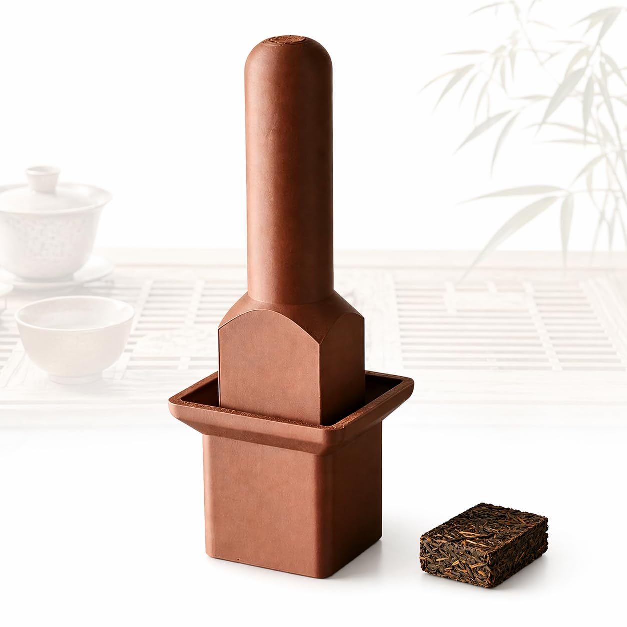 Mini forma do wyciskania ciastek herbacianych, narzędzie do kompresji herbaty, materiał PLA do małych partii luźnych ciast herbacianych, kompaktowa produkcja herbaty bez konieczności użycia maszyny