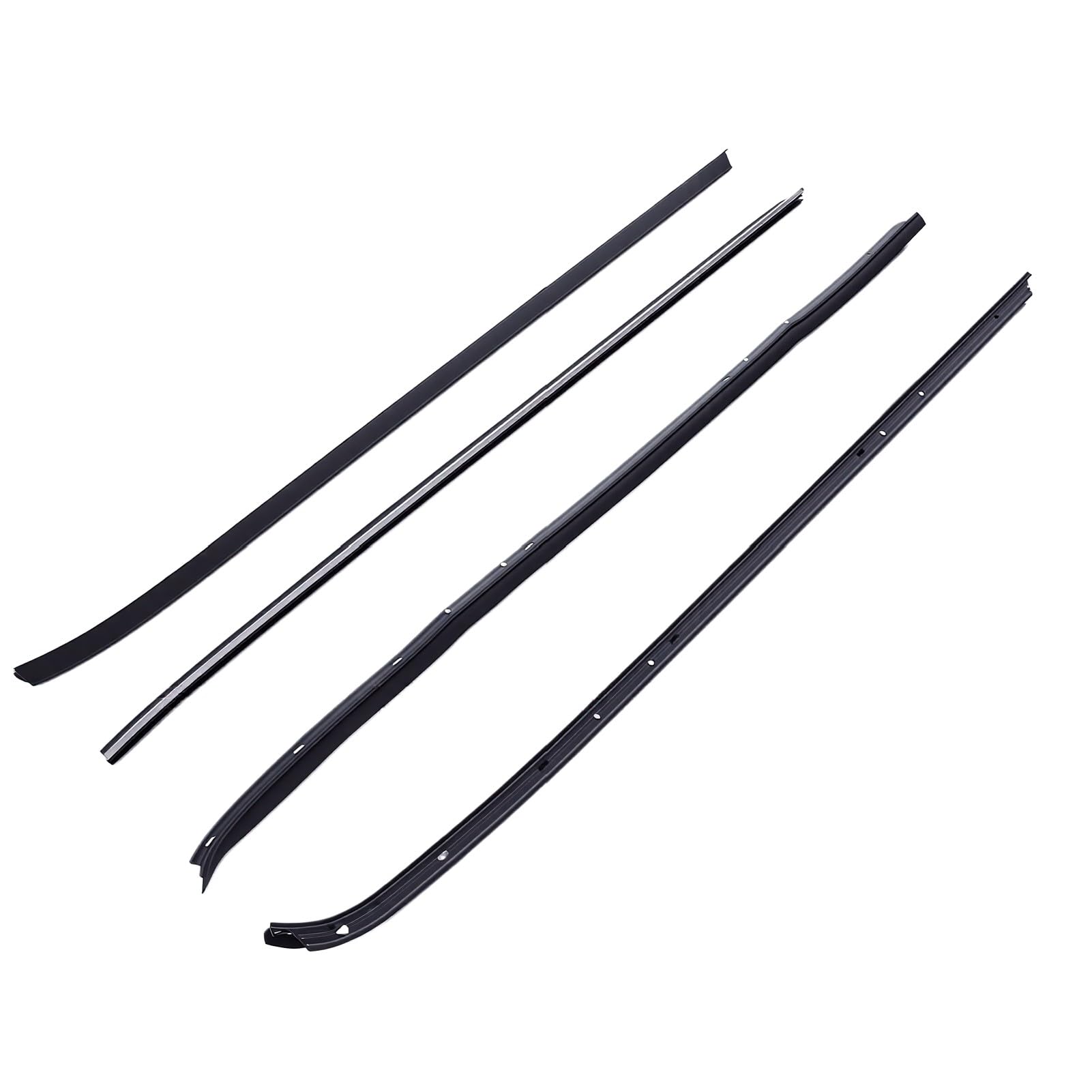 Akozon Zamiatanie Okien Zewnętrznych, Środek Czyszczenia Spray Zestaw Uszczelek, Filc Gumowy, Zamiatanie Przednich Szyb, C1500 C2500 K1500, Zestaw Uszczelek Drzwi, Uszczelka Pojazdu