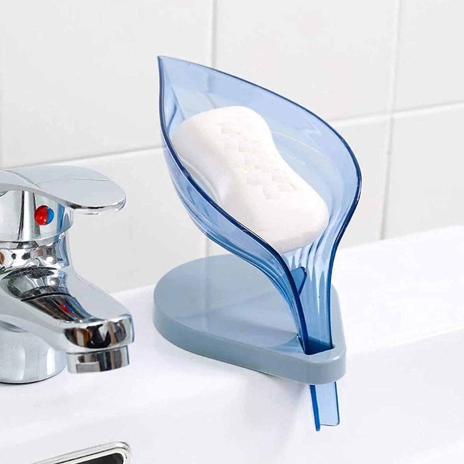 Kuber Industries Leaf Shaped Soap Case|Leakproof Travel Soap Box Case Holder|Plastic Kitchen Sink Self Draining Soap (Assorted) (B0CX53NZQV) Amazon Price History, Amazon Price Tracker
