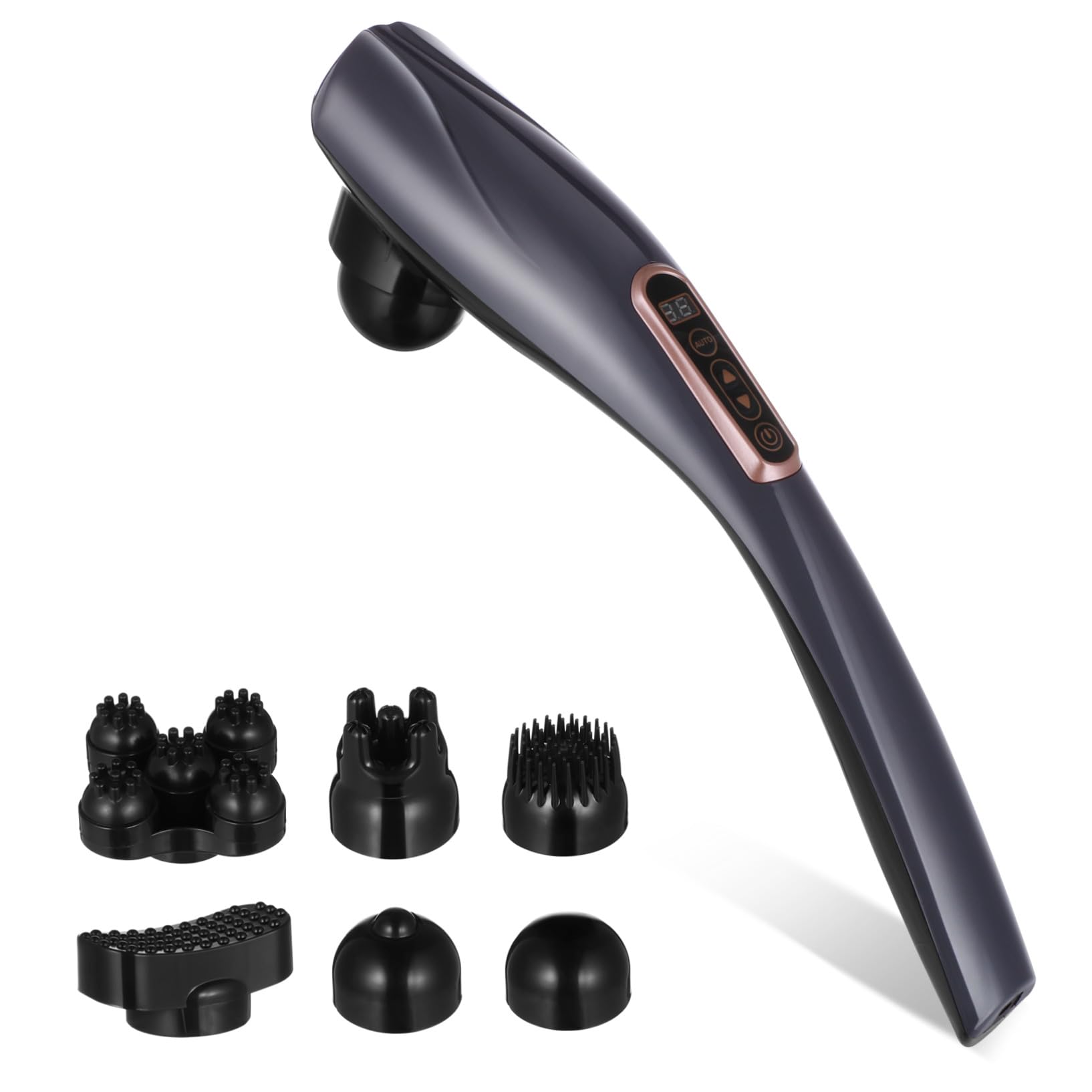 Massaggiatore Manuale a Forma di Delfino 2000mah ABS per Corpo e Schiena