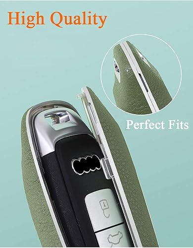 Miniatura 4 de SANRILY Funda para llavero Audi A8 E-Tron 2019 2020, color rojo, Rojo -