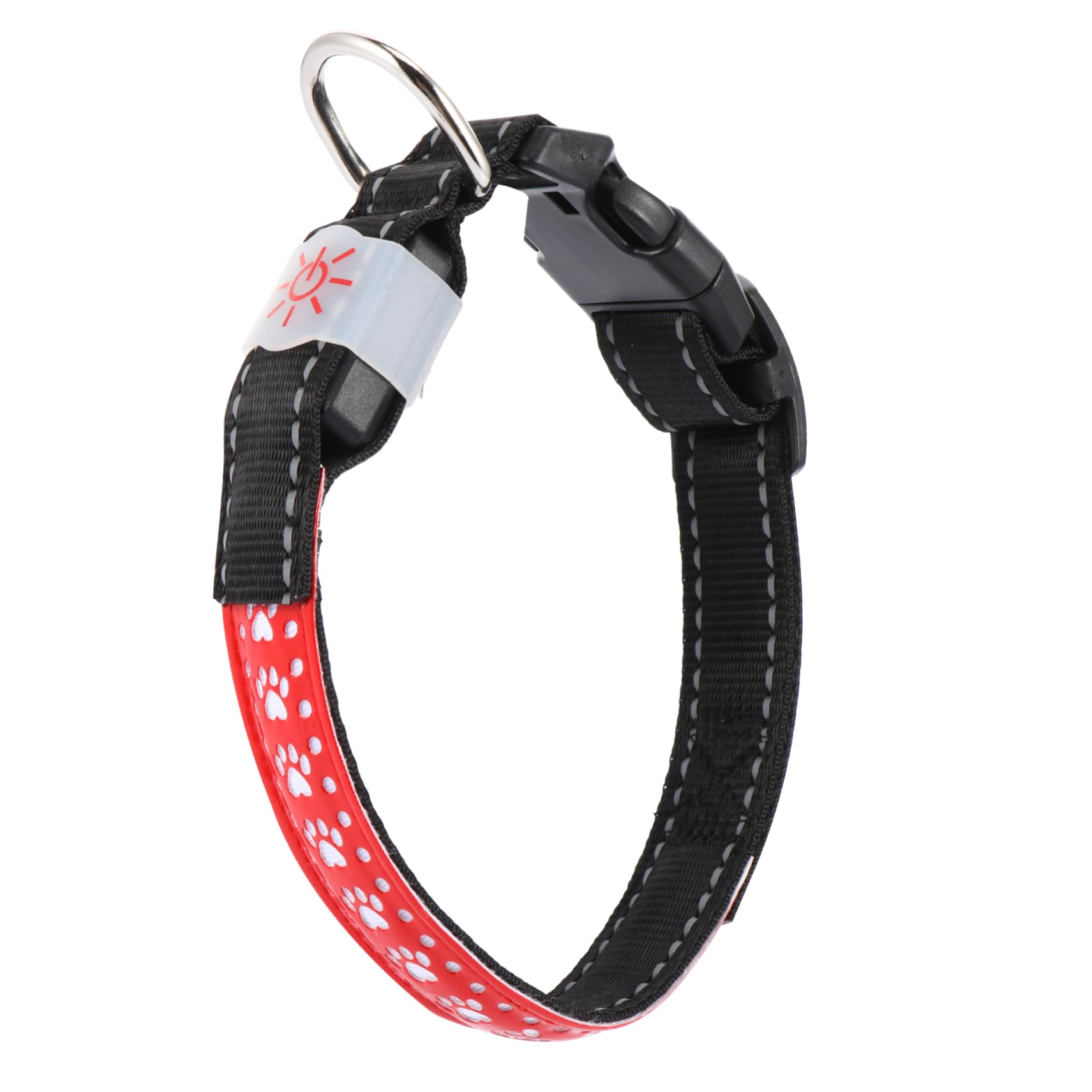 FOMIYES Collier LED pour Chien 3 Pièces pour La Randonnée Nocturne À Piles Lumineux
