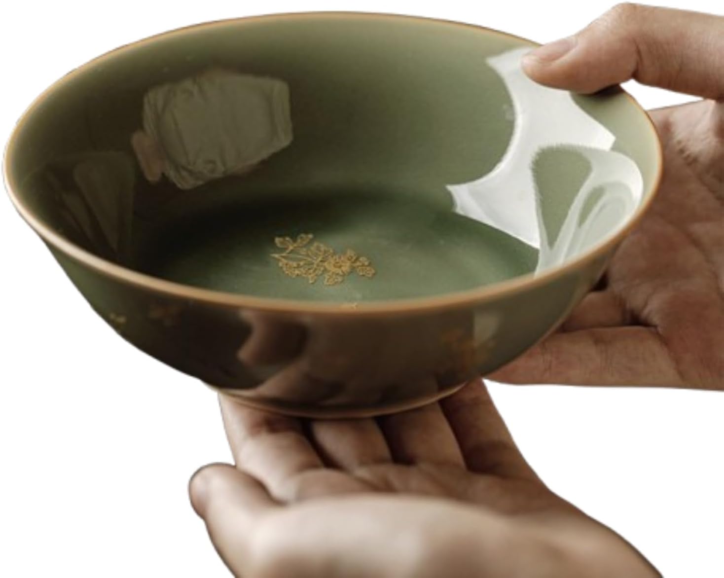 [otoye] 青磁茶器セット | 岳窯急須立て、茶盆、茶器盆、乾燥茶盆、フルーツ盆、カンフー茶道アクセサリー | 茶室、茶芸、オフ