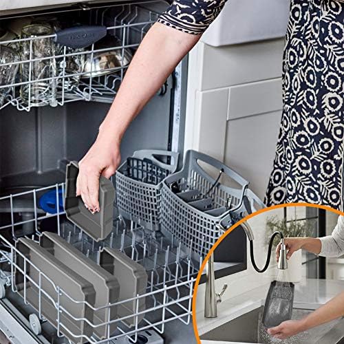 Nonstick Silicone Baking Sheet Pan, Siliconebaking Trays Dividers, Designed to existing Sheet Pans, Suitable for Oven, air Fryer to Simplify Cooking, Safe to use and Easy to Clean. (4)