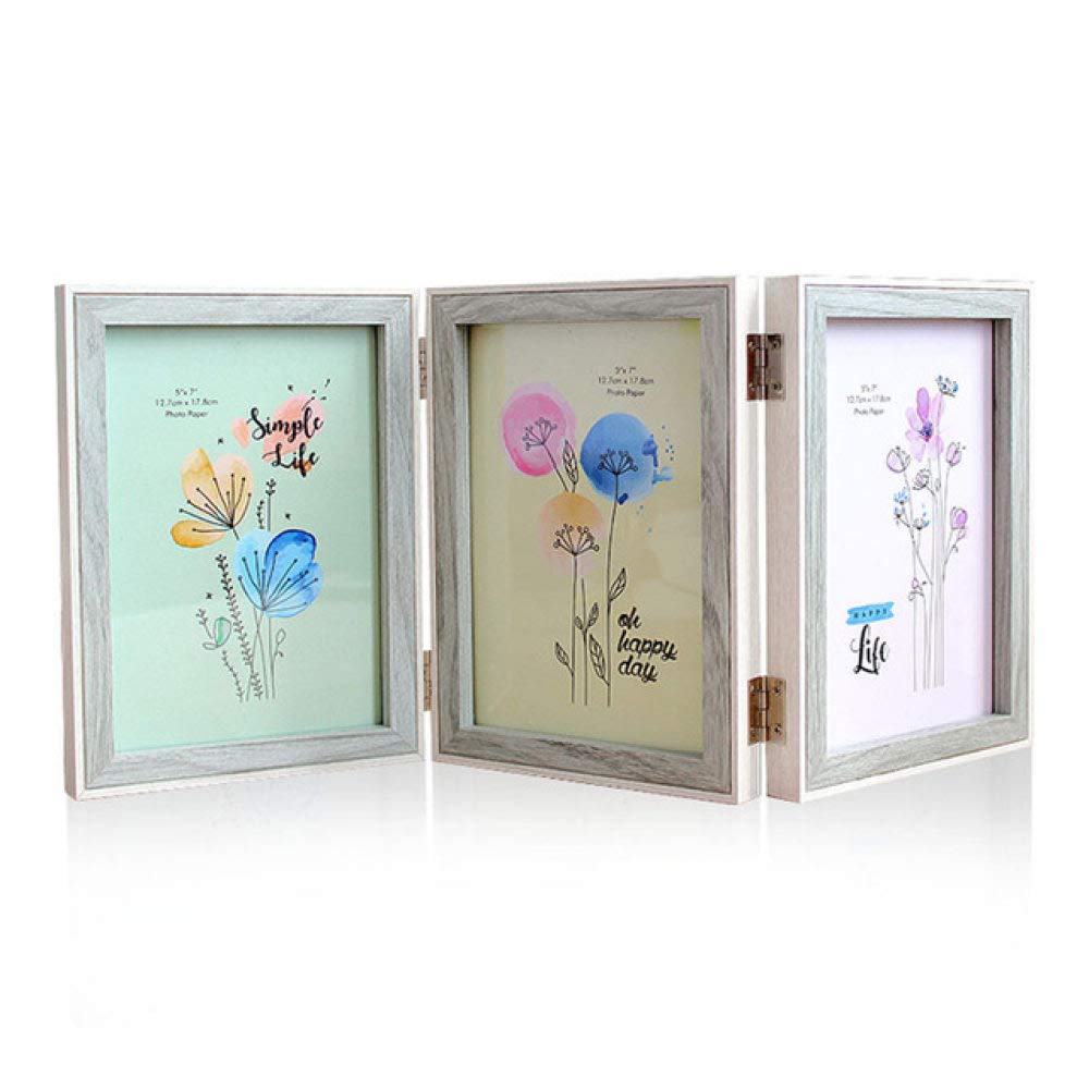 Porta retrato triple pliable pour immortaliser vos photos de couple et souvenirs