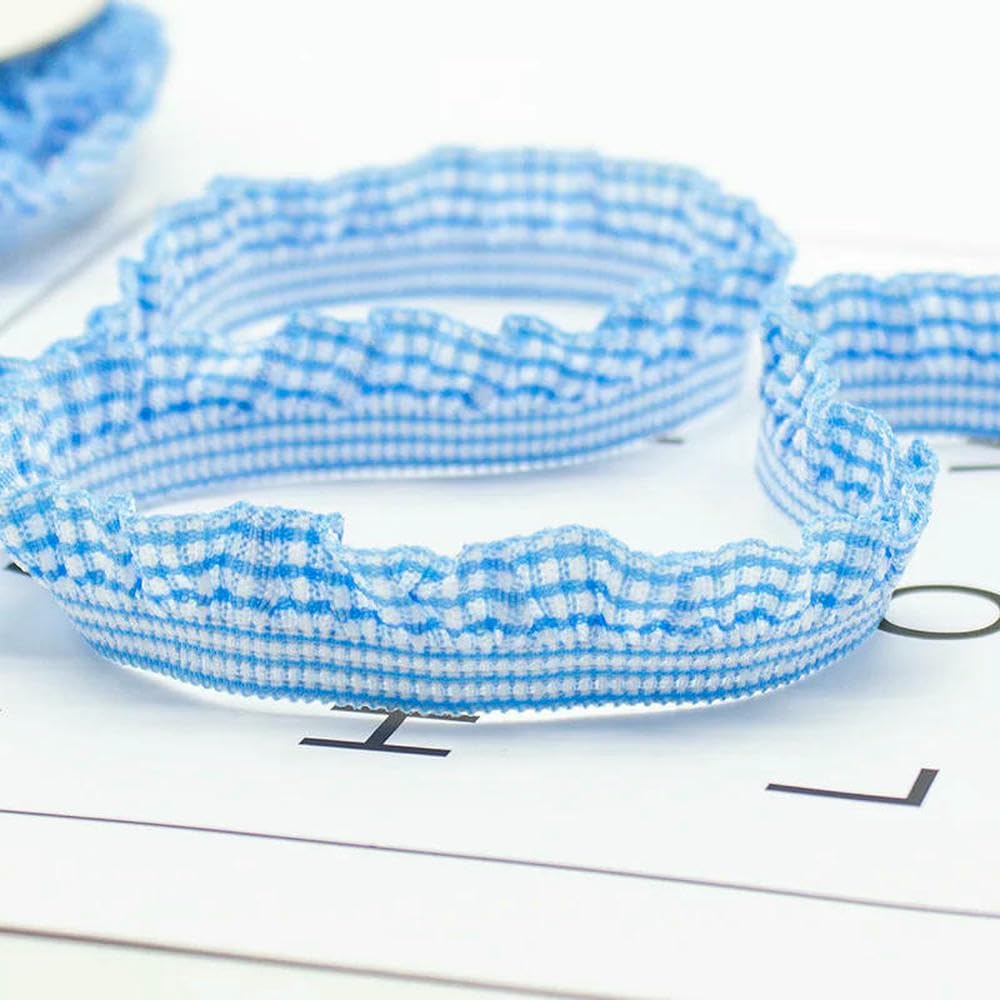 Nastro Elastico in Pizzo a Balze con griglia Elasticizzata, 50 Iarde, 16 mm, per Reggiseno, Biancheria Intima, Fai da Te, Tessuto, Accessori per Abbigliamento