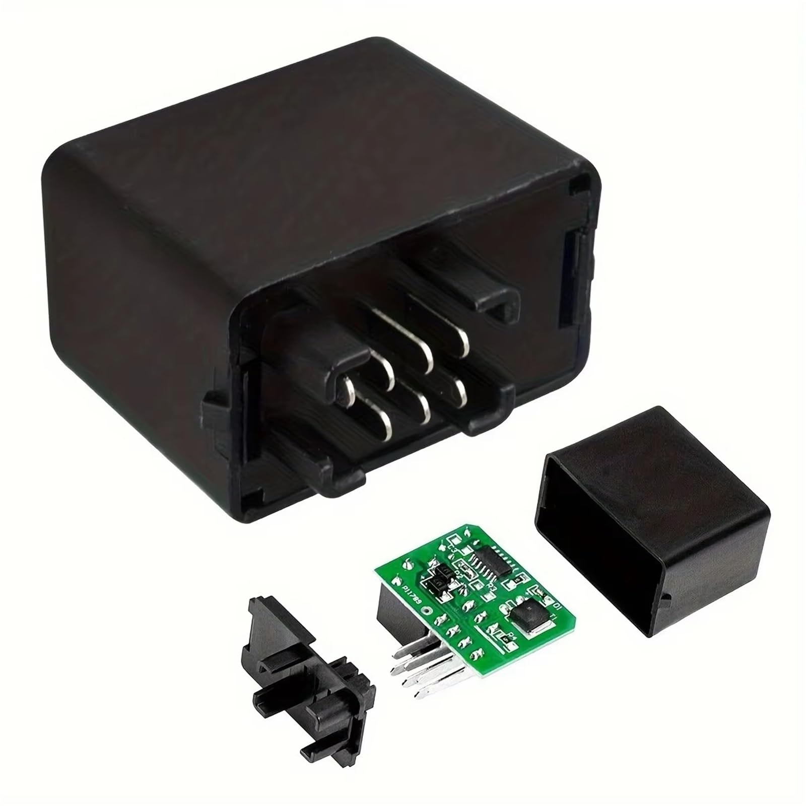 Compatible Con Suzuki Para AN-400 Para Burgman 2004-2019 1PCS 7 Pin Relé Intermitente Luz Señal De Giro Módulo Indicador Controlador Flash