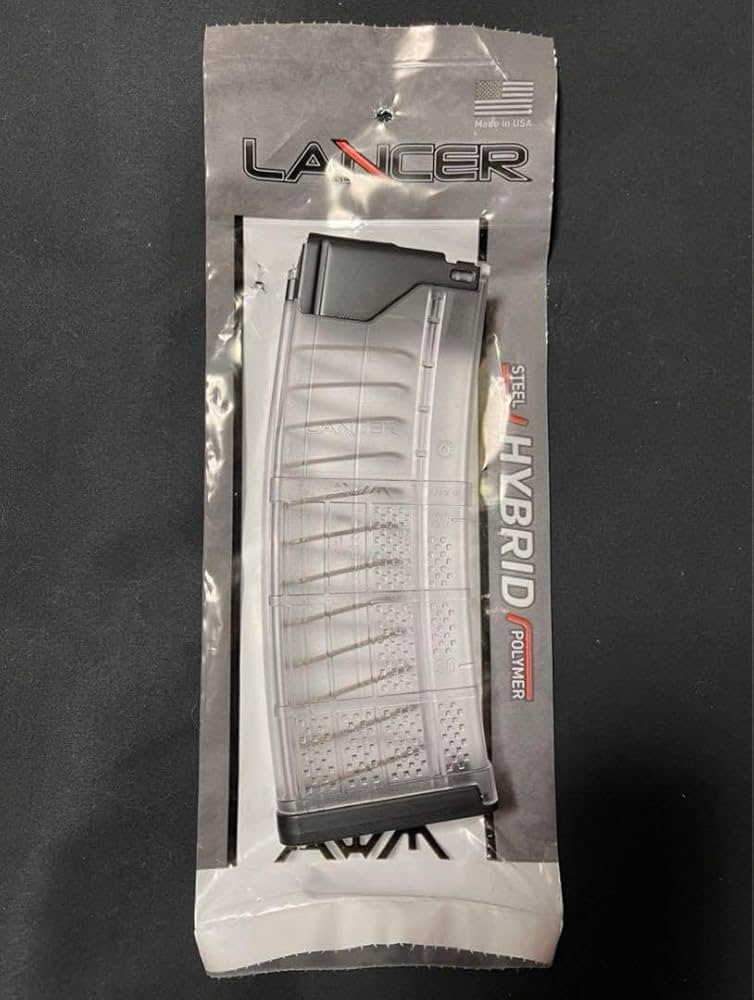 LANCER ランサー マガジン 実物　透明 L5AWM 30 clear Amazon | 実物 LANCER ランサー マガジン 透明 L5AWM 30 clear