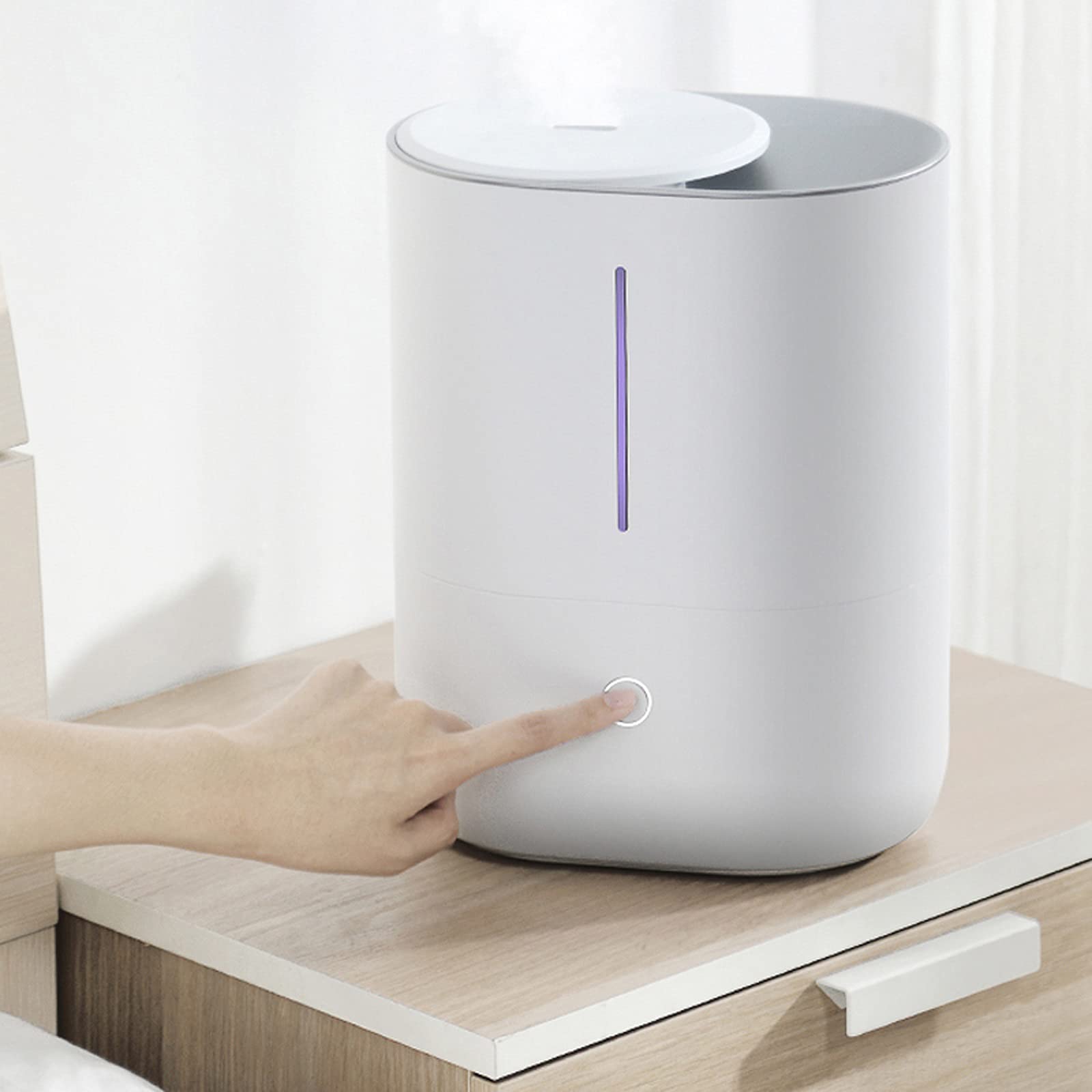 umidificatore a Nebbia, umidificatore da Tavolo Personale per Auto, Ufficio, Camera da Letto, ECC. Silenzioso. umidificatore vaporizzatore(