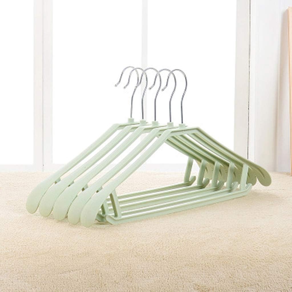JSEIAJB 10pcs Plastic Portable Clothes Hanger Indoor Airer No Slip Hangers for Skirts Panty Socks Underwear Rack Stand(E)