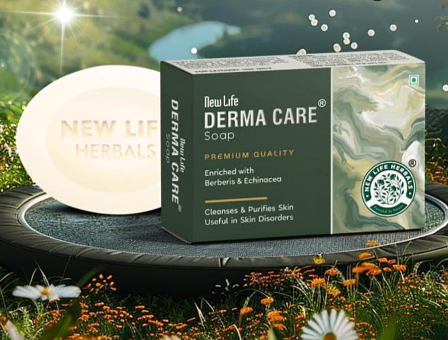New Life Derma Care Soap with Berberis & Echinacea, Cleanses & Purifies Skin Useful in Skin Disorders 75g (PACK OF 4)-image-37