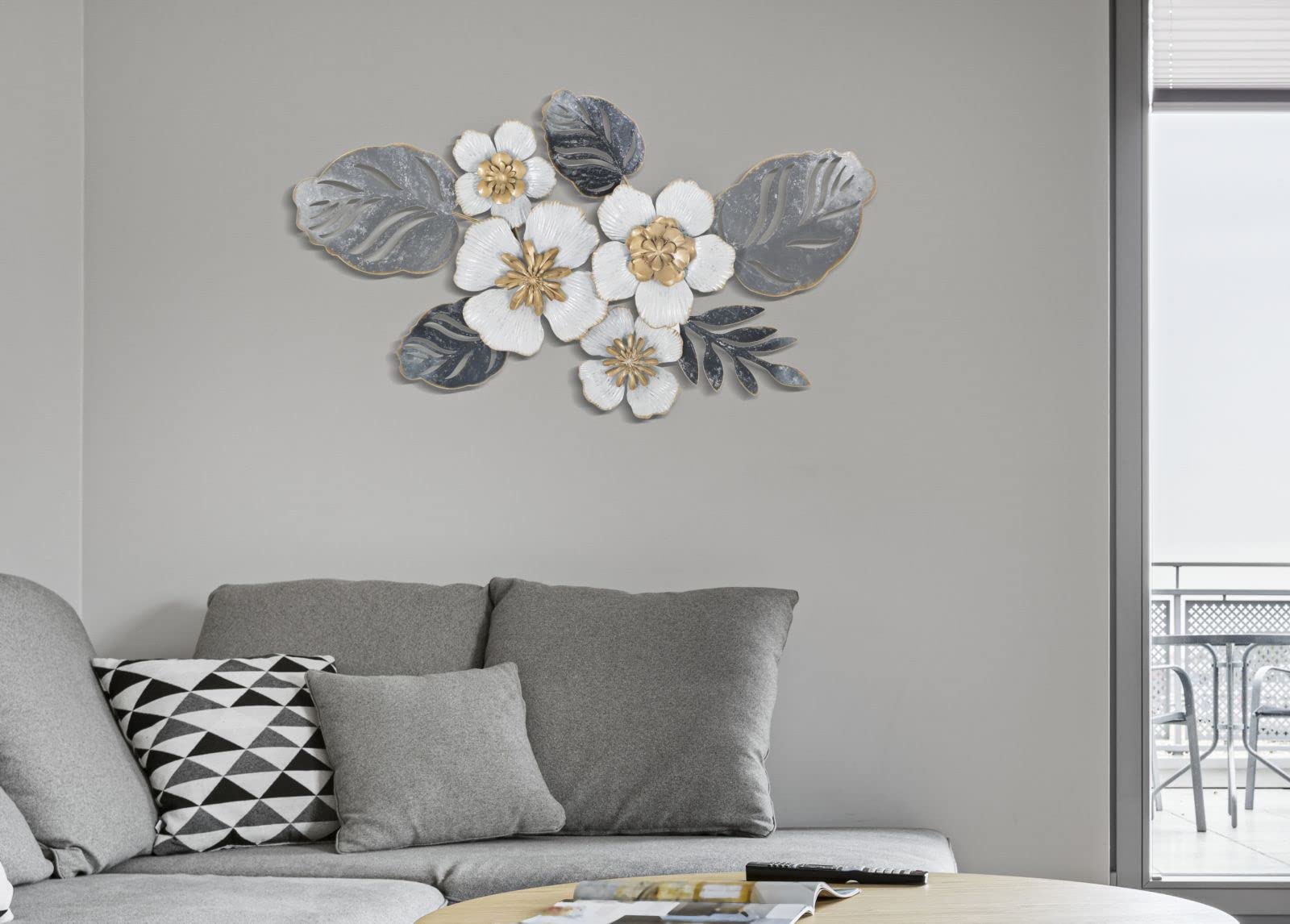 Mauro Ferretti Panel de hierro Flot -B- 66 x 5 x 39 cm Multicolor