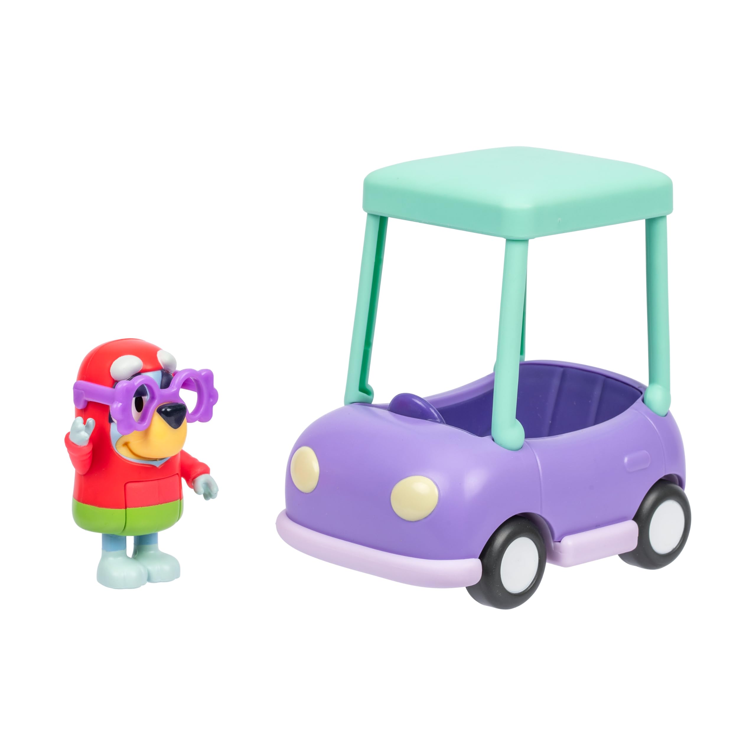 Bluey Hit The Road And Her Friends In This Cute Little Vehicle! Ride Along In Grannies Car with Janet