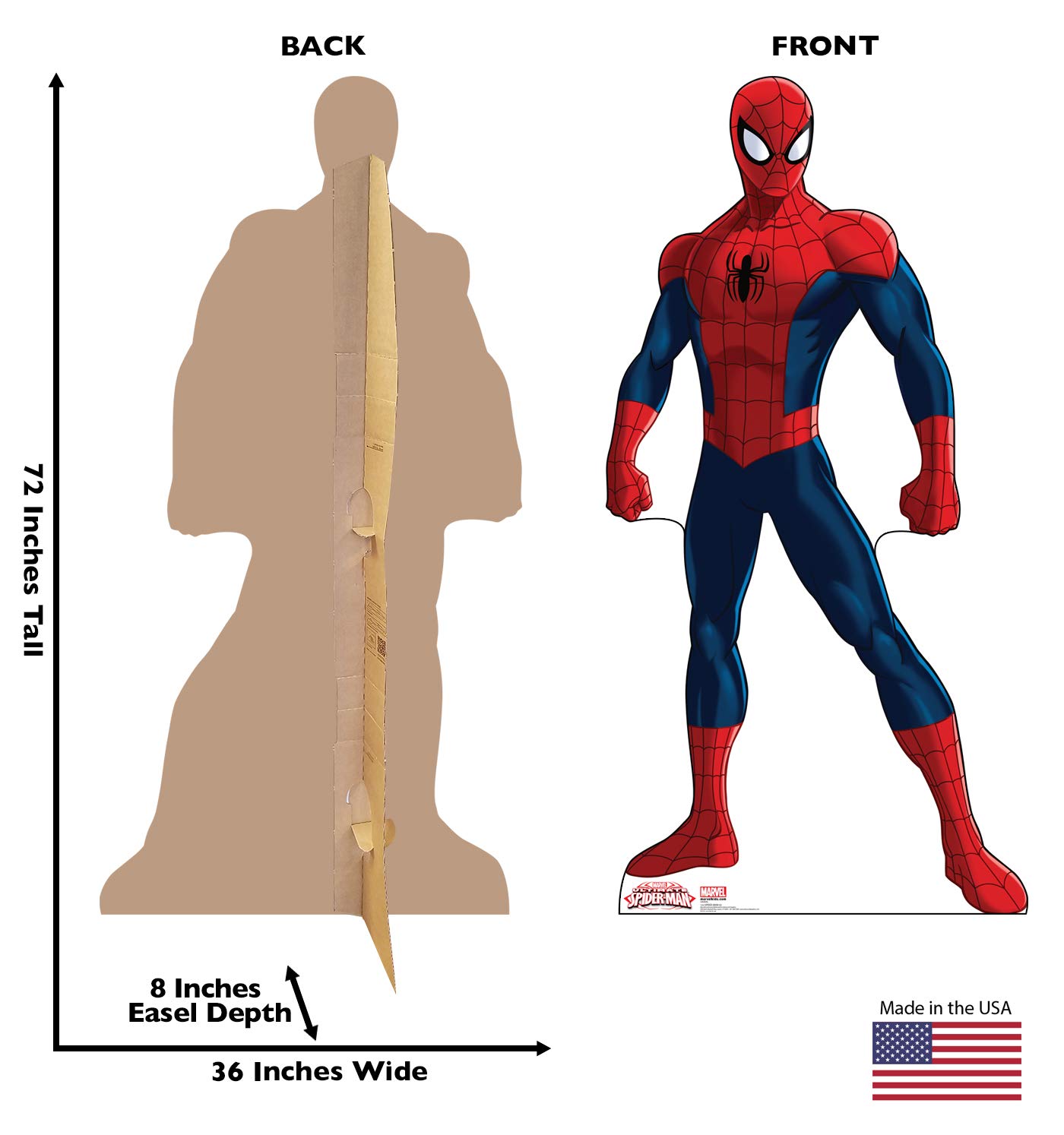 Advanced Graphics SpiderMan Life Size Cardboard Cutout Standup Ultimate SpiderMan Buy