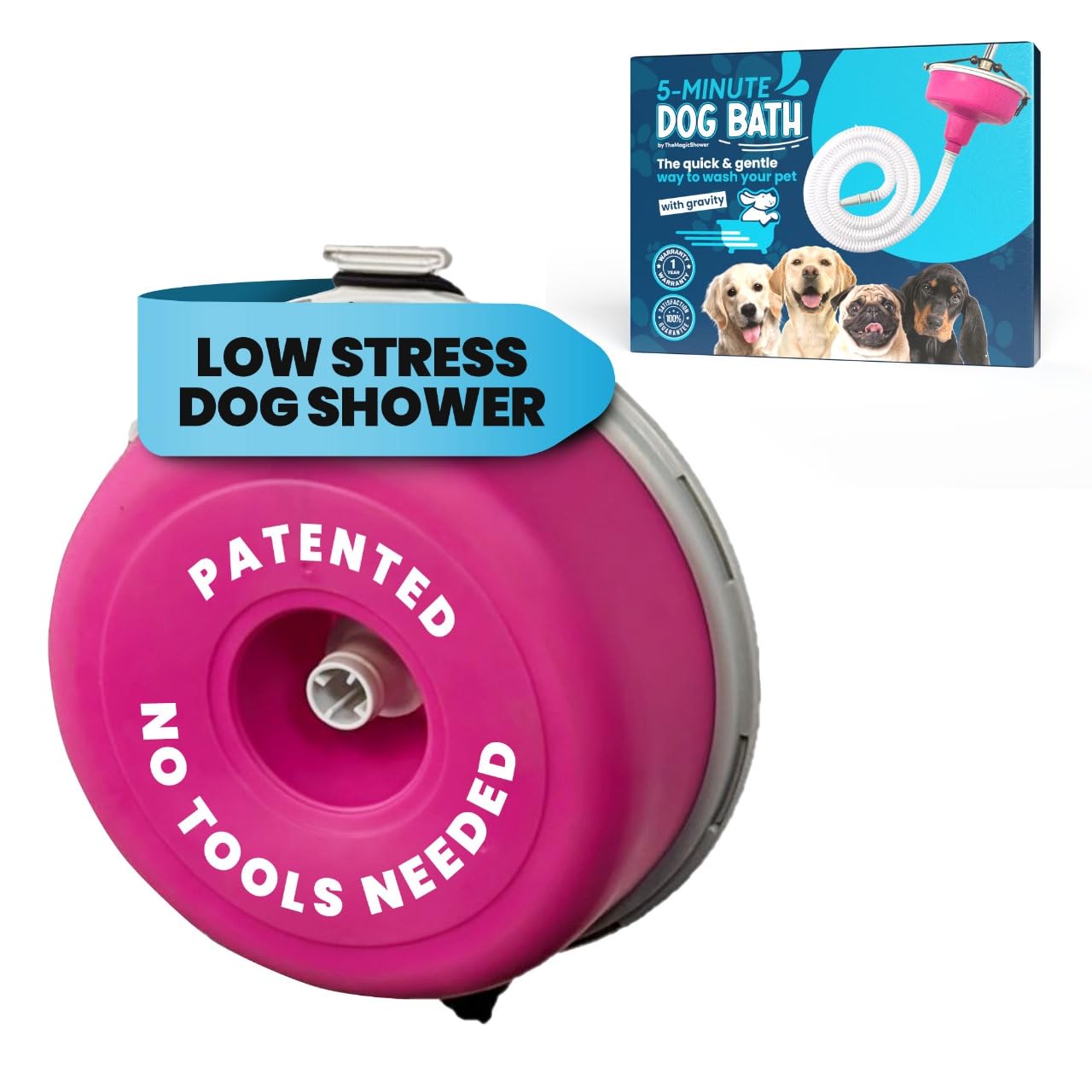 5-MinutePetBath Dog Bath Hose Attachment
