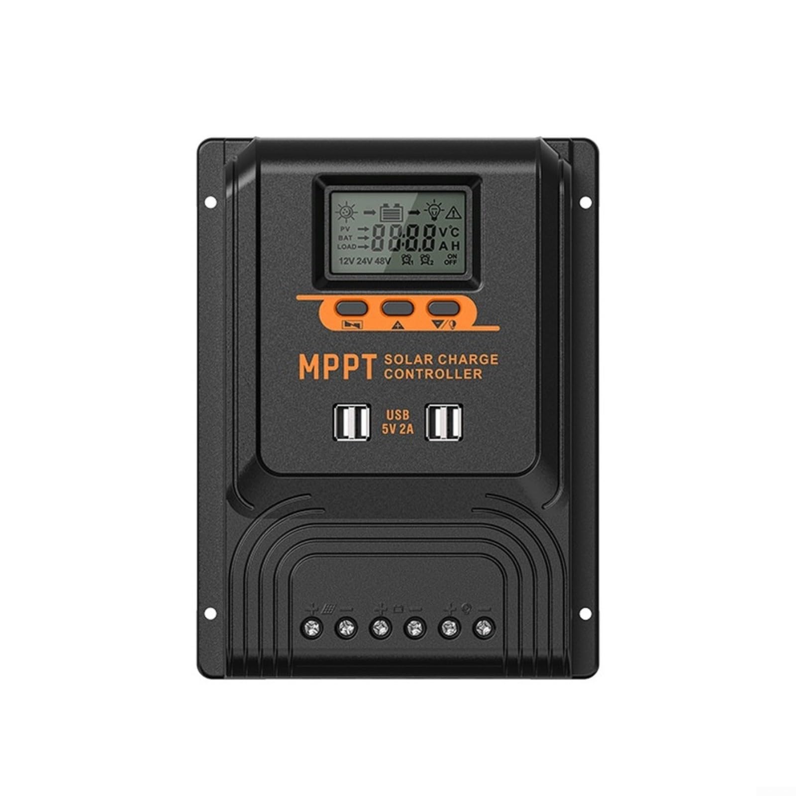 für pwm Solarladeregler 50A-100A mit LCD-Display,12V/24V/48V
