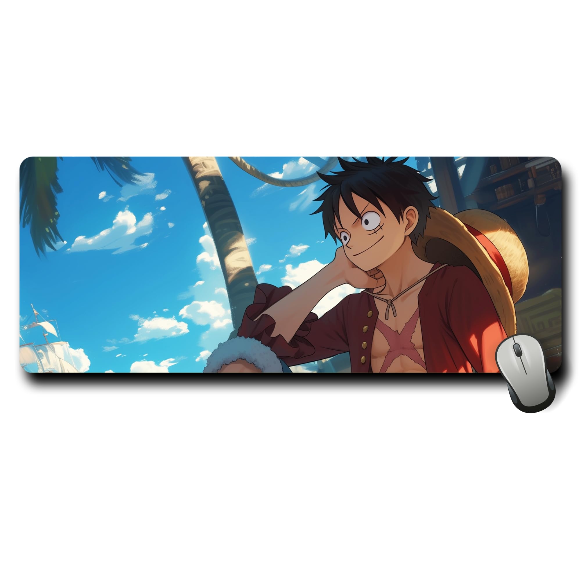MASIPICKS - XXL Size Anime & Gaming Mouse Pad [Rubber Base] | Mouse Pad (31 x 12 Inches) 3mm Mouse Pad (Monkey D. Luffy) (B0D9B6BHJJ) Amazon Price History, Amazon Price Tracker