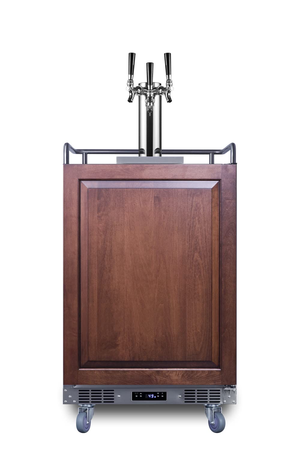Summit Appliance Sbc682pnrtriple Panel Ready 24" Wide Built-In Kegerator, Panels Not Included, 5.6 Cu.Ft Capacity, Triple Tap System, Automatic Defrost, Digital Thermostat, Memory Ic Function on Fridge.com - View 4