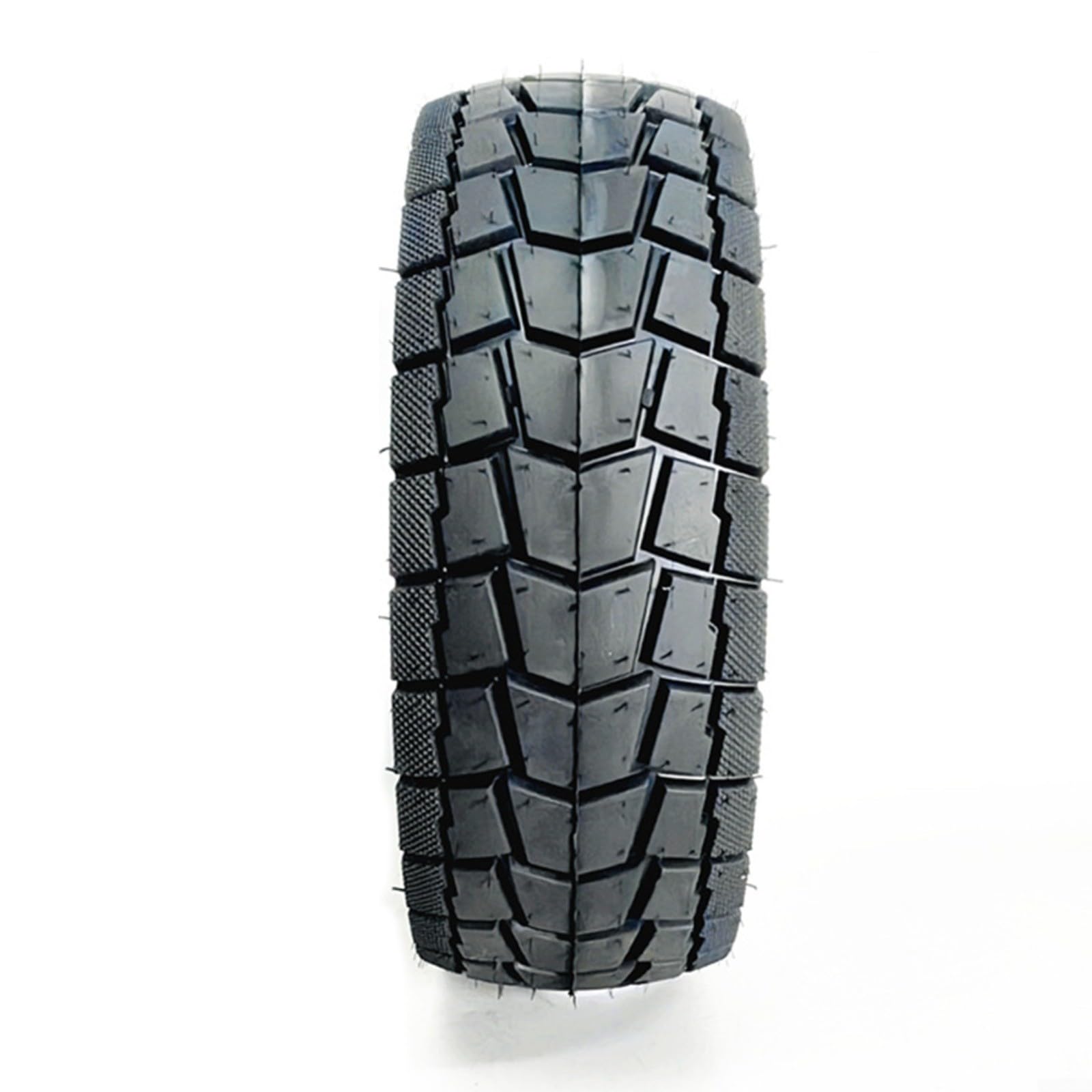 Pneumatico senza camera d'aria 10 pollici per scooter elettrico 10 x 2.75-6.5 pneumatico in gomma fuoristrada 70/65-6.5 per guida all'aperto modello di trazione migliorata nero