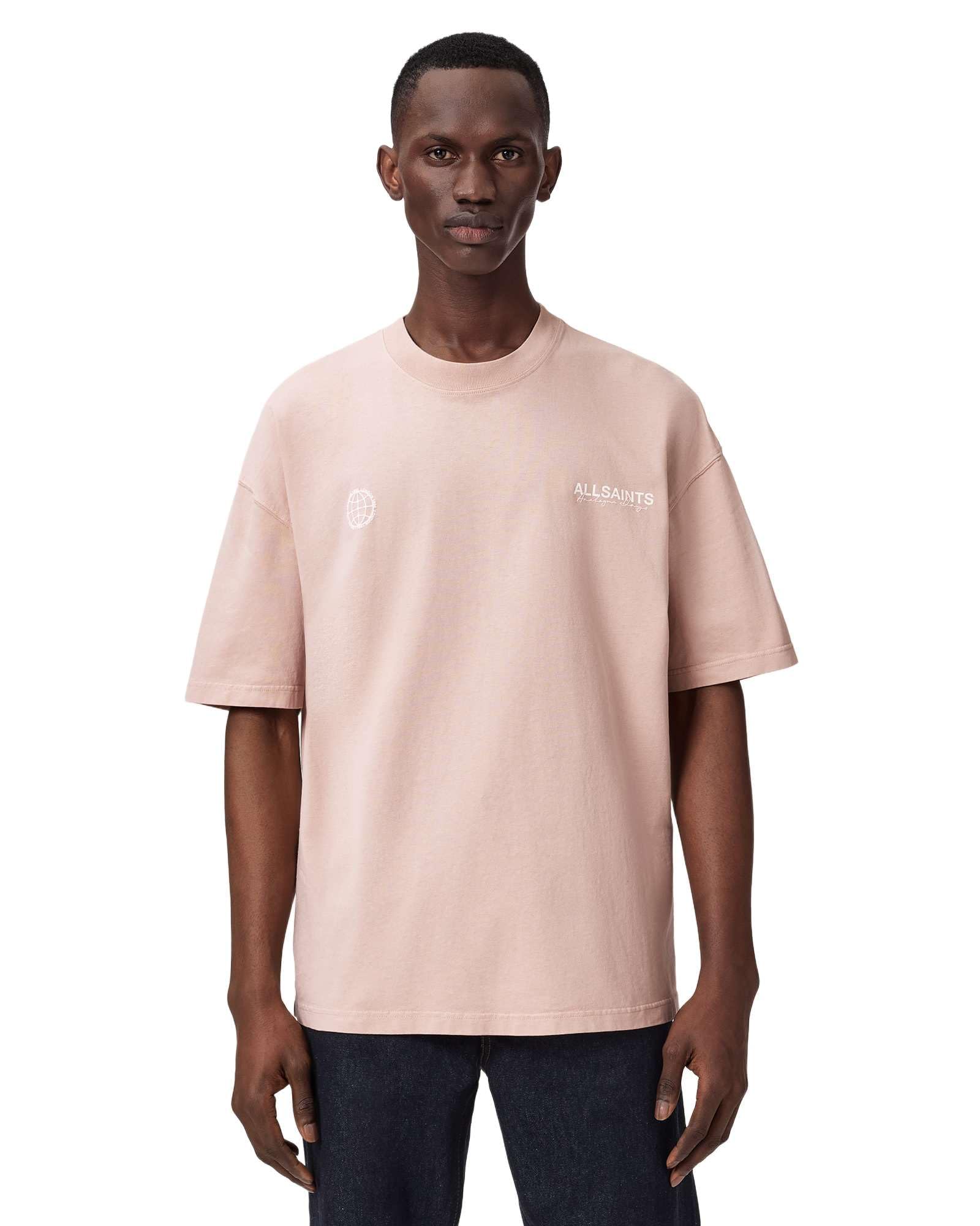 Allsaints Emblem SS Crew Camiseta Hombre