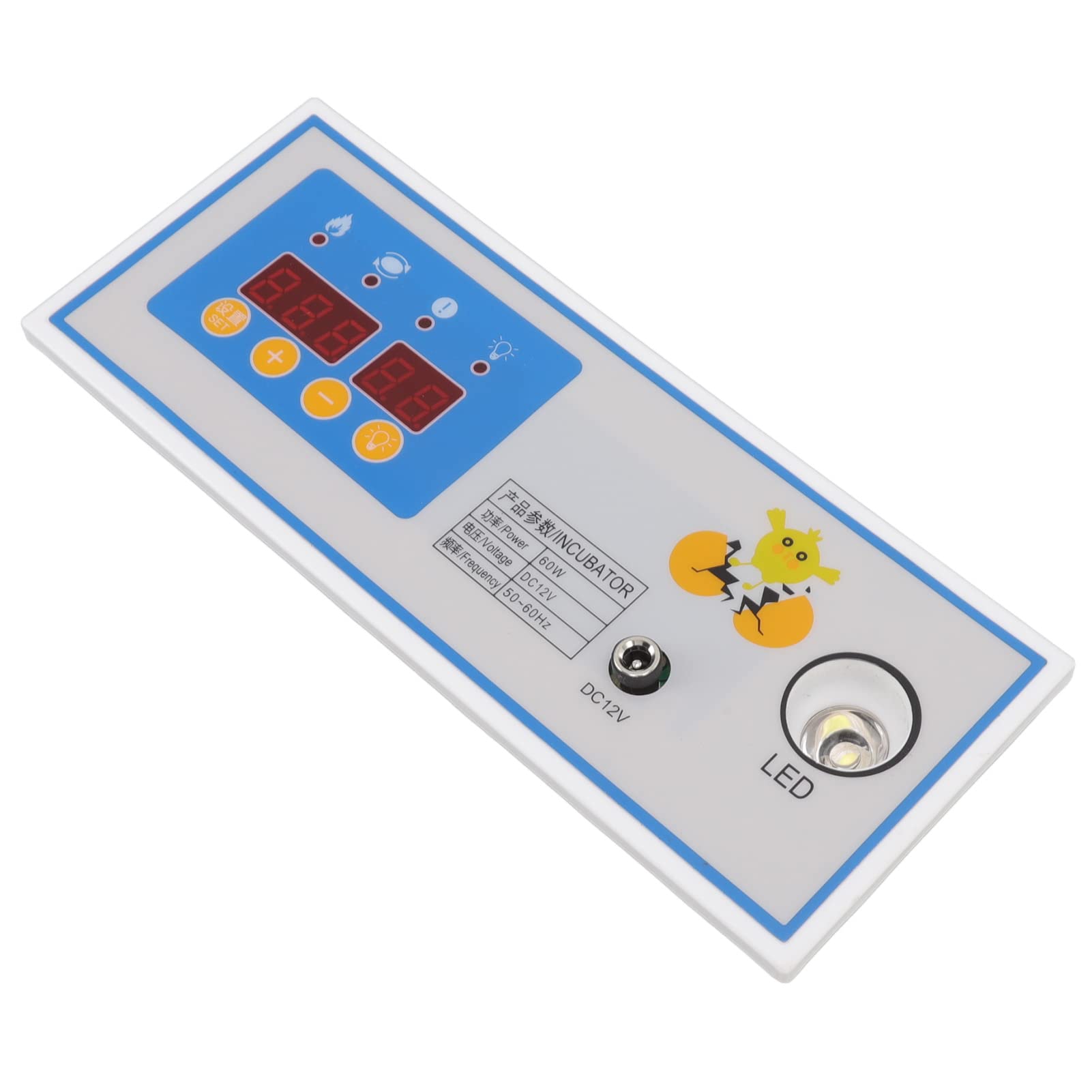 Termostato de incubadora automático de plástico, 60W, 12V, controlador de temperatura para Mini accesorio de incubadora
