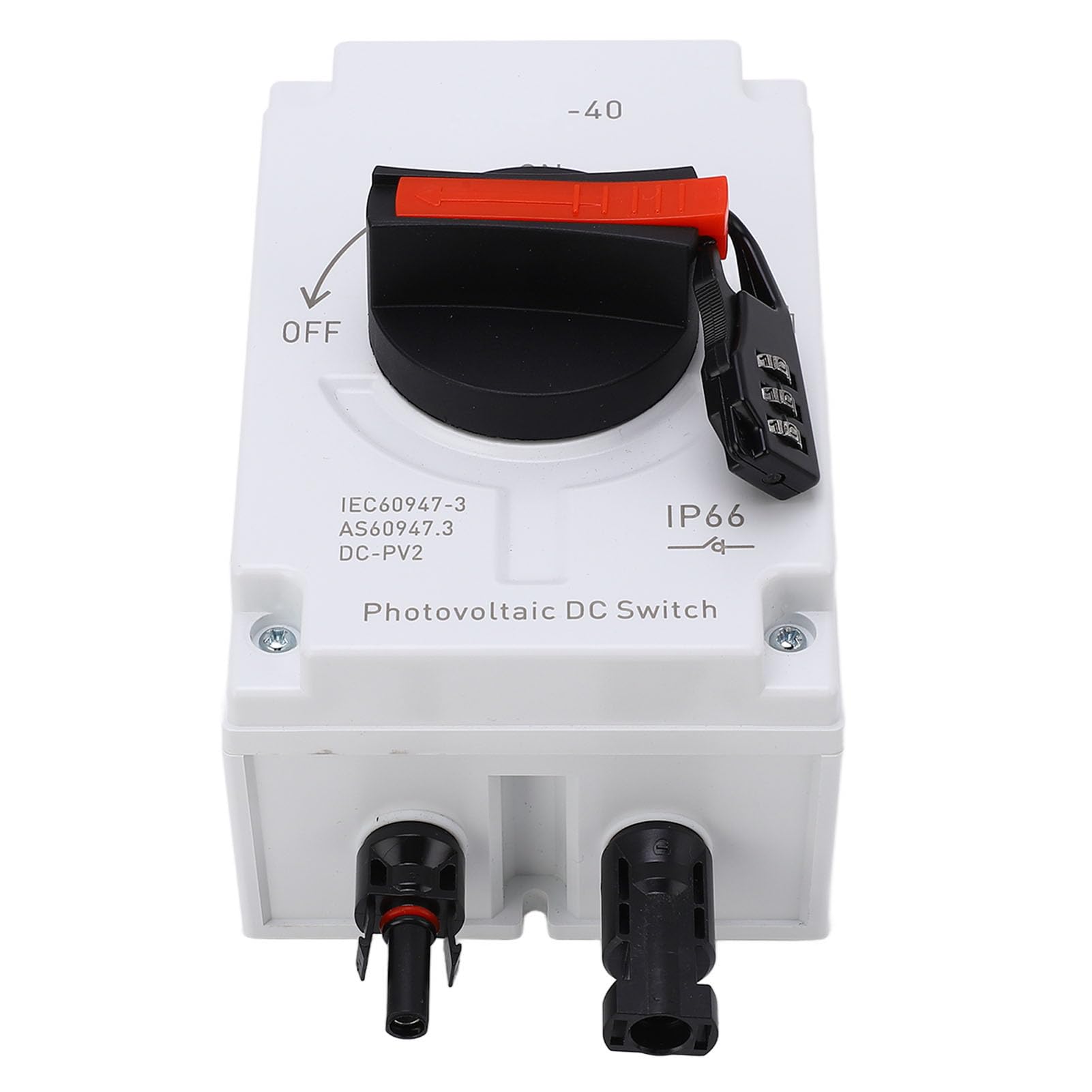 Interruptor de Desconexión Solar PV 32A IP66 Impermeable
