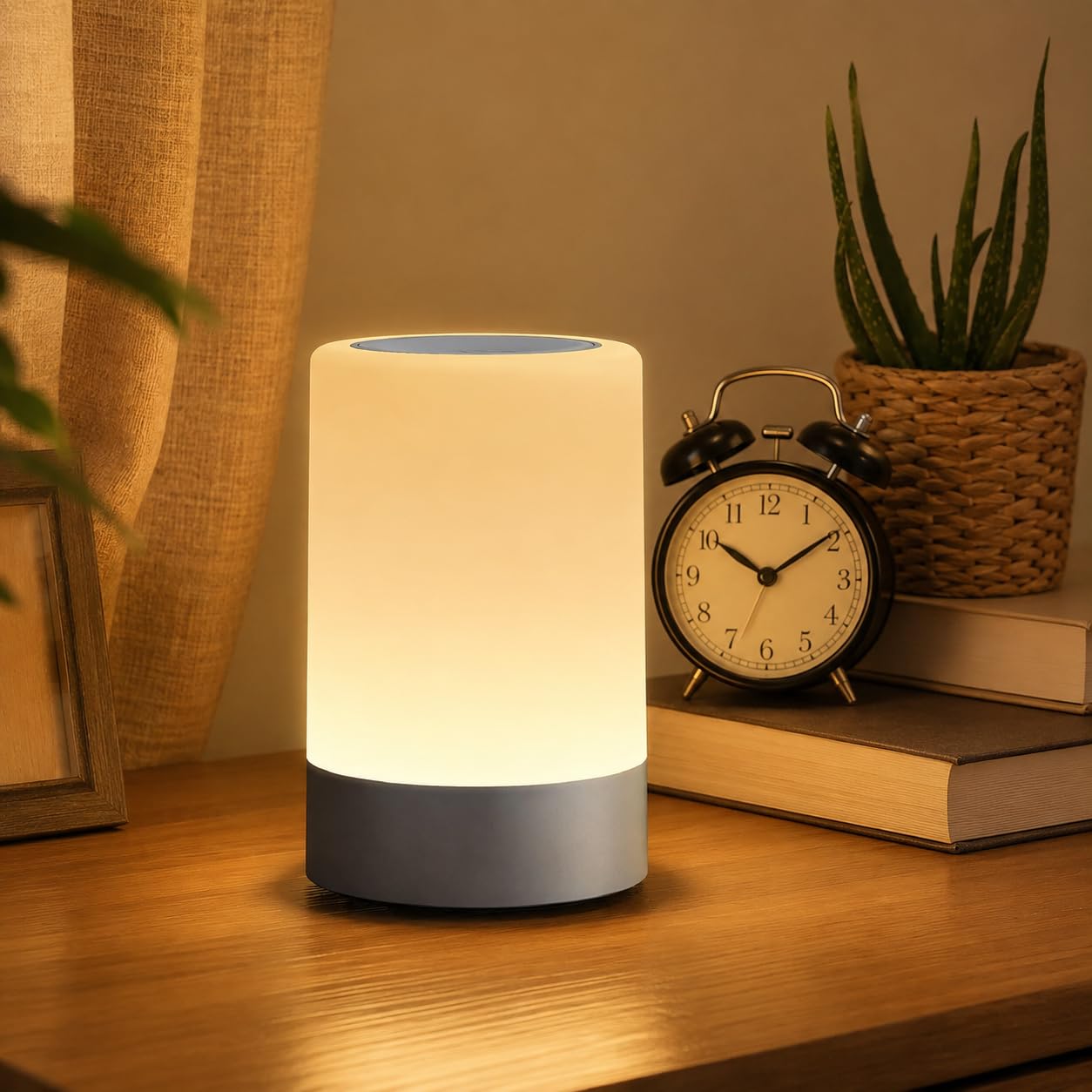 One94Store Touch Control LED Table Lamp White Warm white 2 - Image 1